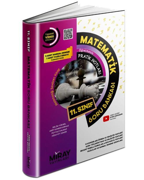 11. Sınıf Matematik Soru Bankası (tamamı Video Çözümlü) | Miray Yayınları