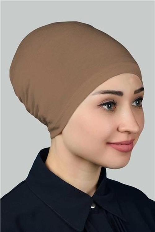 Geçmeli Lastikli Tesettür Bone