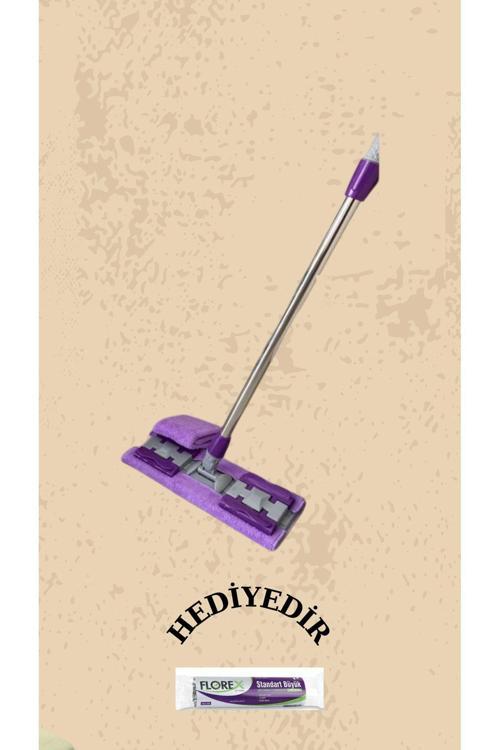 Yer Temizleme Havlusu Uyumlu Mikrofiber Mandall Mop Ve Yer Temizlik