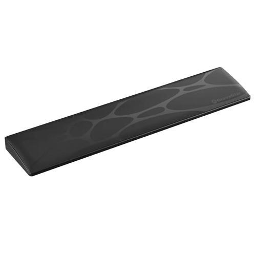 Klavye Bilek Desteği, Ergonomik, Kaymaz Tabanlı, PU Deri Yüzeyli Bilek Destek Pedi, Siyah