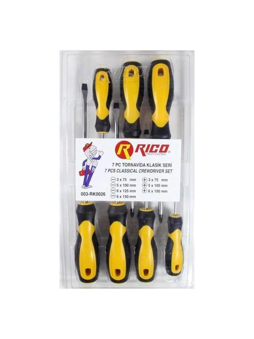 RICO 7 PCS TORNAVİDA SETİ KLASİK SERİ
