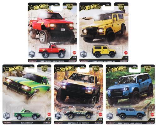 Premium HW Off-Road 5'li Set – Toyota, Land Rover, Ford, Subaru (Car Culture Serisi)