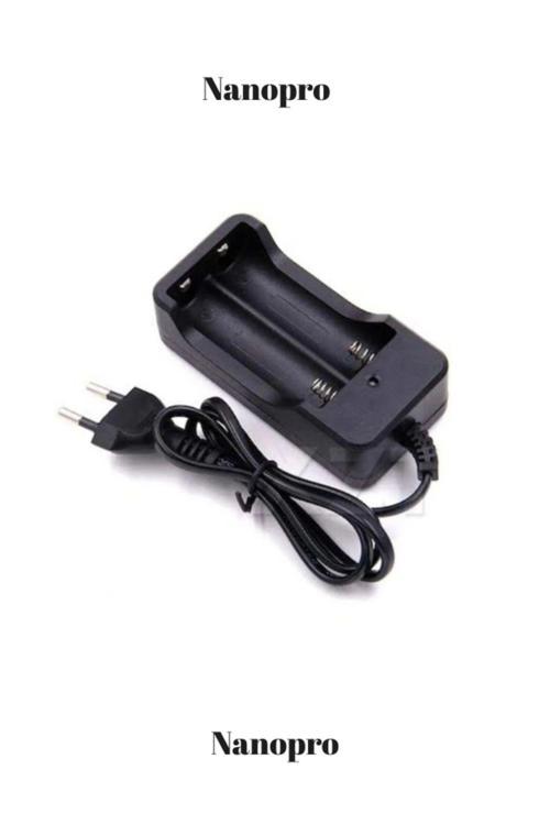 Nanopro Kalem Pil Şarz Aleti 3.7 Volt Şarj Cihazı 2 Adet Lion Pil Şarj Eden