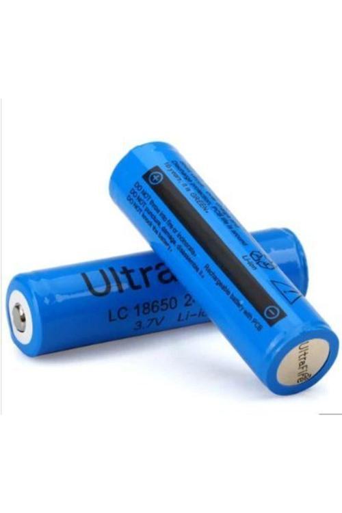 (Mab) Şarjlı Pil Li-Ion 18650 3.7V 6800 Mah Şarjlı El Feneri Powerbank Pili