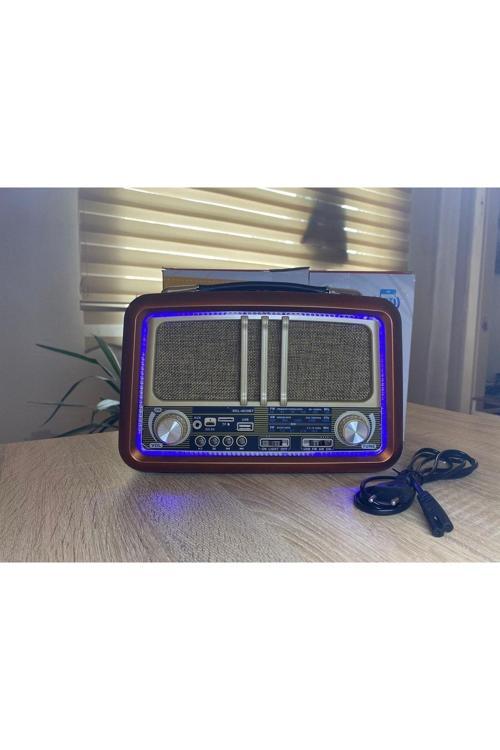 Rdl-4639 Nostaljik Görünümlü Bluetoothlu Mp3 3 Band Çalar Usb/Aux/Tf Cart Radyo Müzik Kutusu