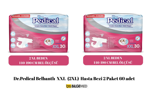 Dr.pedical Belbantlı Tekstil Yüzey Hasta Bezi Xxl (2xl) 60 Adet
