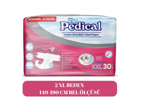 Belbantlı Tekstil Yüzey Hasta Bezi Ekstra Ekstra Large (2xl) 30'lu