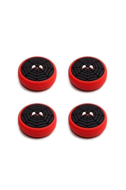 Desenli Sony Ps5/ps4/ps3 Analog Koruyucu Silikon Pad-spider Man