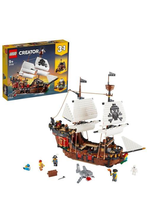 ® Creator Korsan Gemisi 31109 - 9+ Yaratıcı Oyuncak Yapım Seti (1264 Parça)