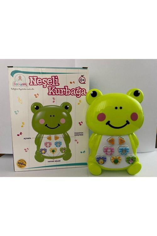 Babycim Diş Kaşıyıcı Sesli Neşeli Fil Arkadaşım - Neşeli Kurbağa Arkadaşım - Neşeli Ayı Arkadaşım.