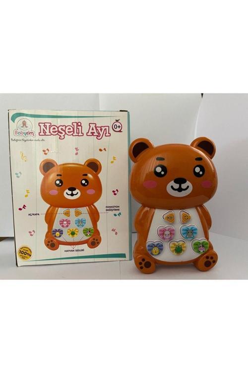 Babycim Diş Kaşıyıcı Sesli Neşeli Fil Arkadaşım - Neşeli Kurbağa Arkadaşım - Neşeli Ayı Arkadaşım.