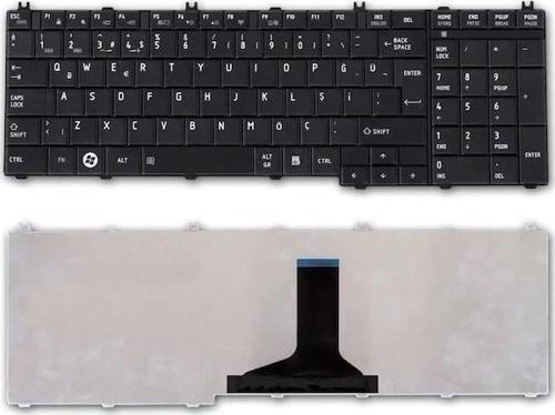 Toshiba Qosmio F750-107, F750-10L SİYAH KLAVYE MAT K-T07