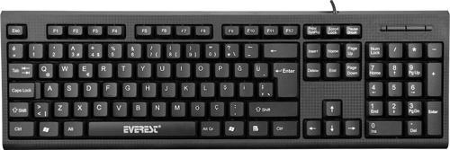 Siyah Q Usb Kablolu Standart 108 Tuşlu Kablolu Klavye Kb-871U