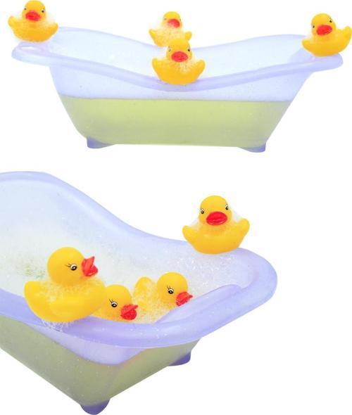 Vak Vak Ailesi Havuz Ve Banyo Arkadaşım Küvetli Şirin Et Ördekler 4 Adet