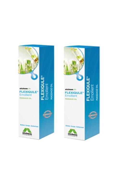 Flexiqule Emollient Masaj Yağı 50ml 2'li Paket