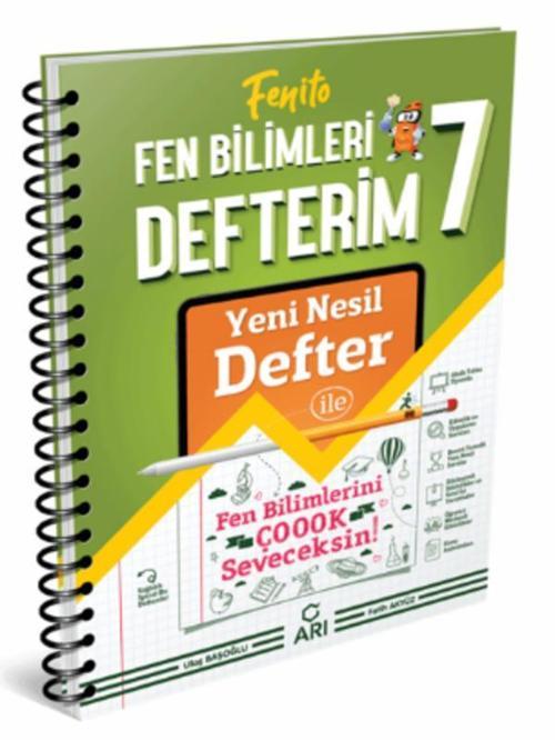 Arı Yayıncılık 7.Sınıf Fenito Akıllı Fen Bilimleri Defteri