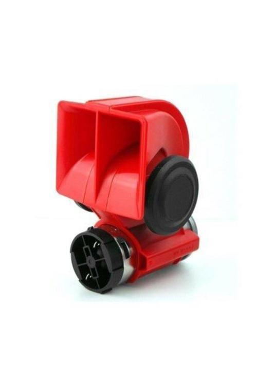 Ferrari Korna Kırmızı 12 V Kompresörlü 2 Tonlu F1 Korna