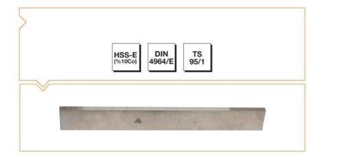 Makina Takım HSSE-Co10 DIN4964 B Torna Kalemi 14X14X100 - MTE B00401414100