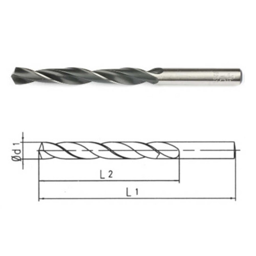 Makina Takım HSS DIN338 Silindirik S.Matkap Ucu-Haddeli 2.2 mm - MTE B00000010220