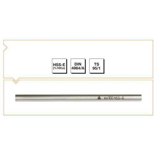 Makina Takım 12X100 HSS -E (%10Co) DIN 4964/A Yuvarlak Kesitli Torna Kalemi - MTE B00420012100