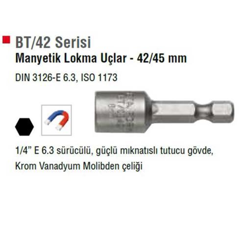 Manyetik Somun Lokma Tutucu 8x42 mm - BT/0842