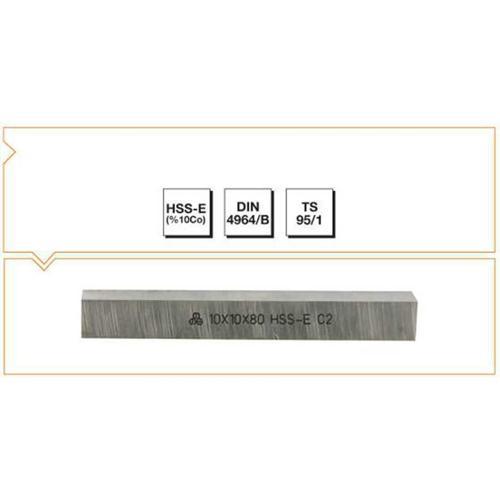 Makina Takım HSS-E (%10Co) DIN 4964/B Kare Kesitli Torna Kalemi 18X18X200 - MTE B00401818200