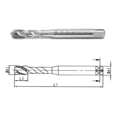 Makina Takım M10 HSS-E DIN371/C Helis Kanallı Makina Kılavuzu - MTE B00105790138