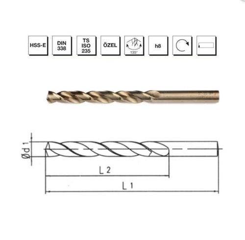 Makina Takım HSSE DIN 338 RN Altın Seri Matkap Ucu 4.2 mm - MTE B00005000420