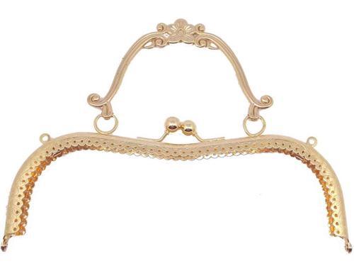 21 Cm Gold Çanta Klipsi (Örgü Çanta İçin)