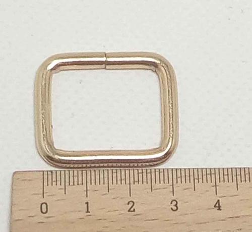 Light Gold 2X3 Cm Dikdörtgen  Halka