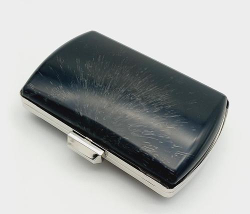 Abiye Çanta Kalıbı Oval Kenar Gümüş Metal