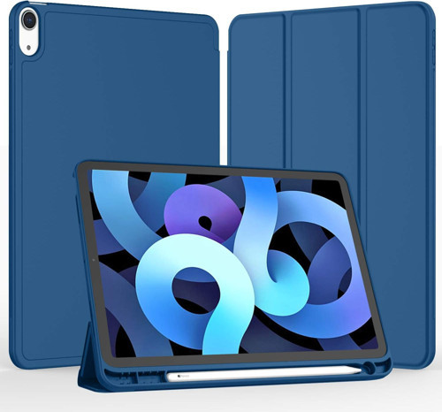 Apple iPad Air 11 inc M3 (2025) Kalemlikli Uyku Modlu Yatay Standlı Stromix Smart Kılıf A3266 A3267