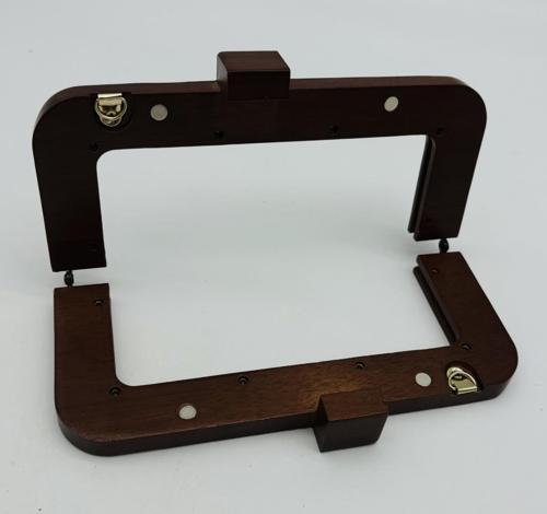 20 Cm  Koyu Renk  Kare Başlıklı Ahşap Burs