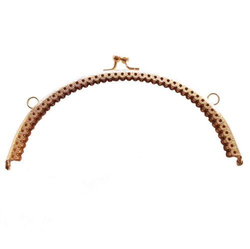 Oval Cüzdan Klipsi 20 Cm Light Gold Renk