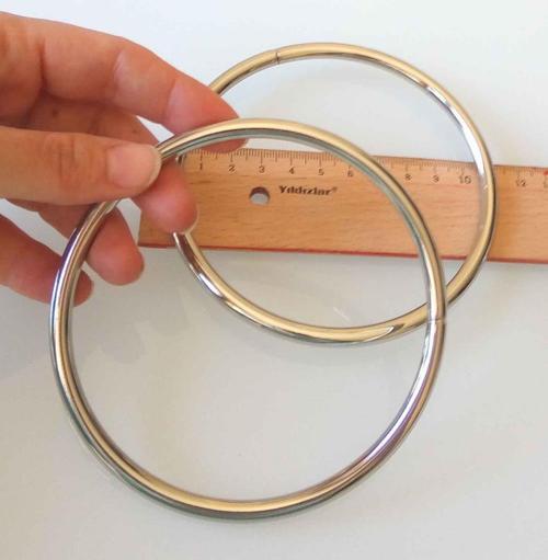 11 Cm Gümüş Renk Metal Çanta Sapı