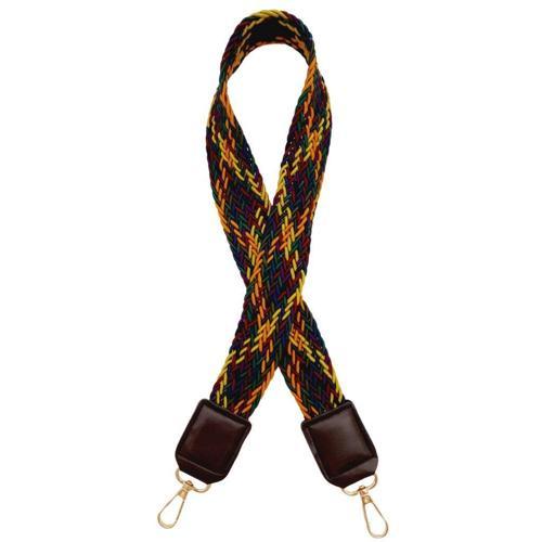 Ledi Supra Örgü Model Koyu Kahverengi Derili Çanta Sapı Light Gold Metalli