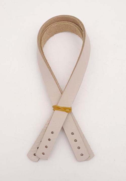Gerçek Deri 35X1.2 Cm Bej Renk Çanta Sapı