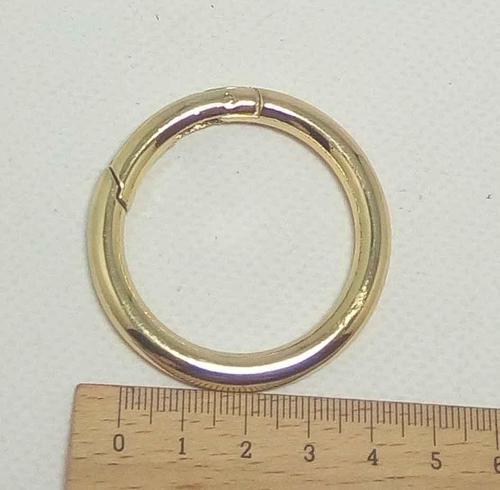 Light Gold Renk 4 Cm Yaylı Halka