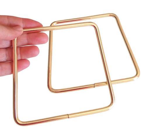 Light Gold Metal Çanta Sap