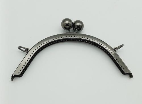 20 Cm Metal Toplu Füme Renk Çanta Klipsi