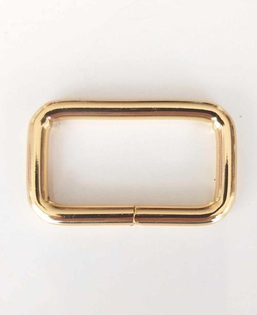 Dikdörtgen Halka 4 Cm Light Gold