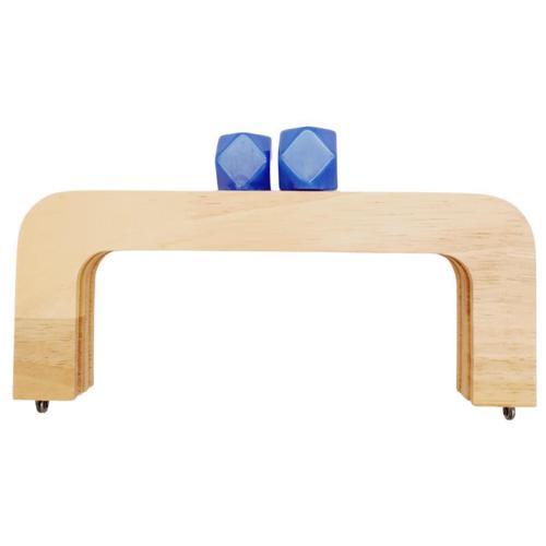 20 cm Açık Renk Ahşap Burs Ebruli Saks Mavi Renk Toplu