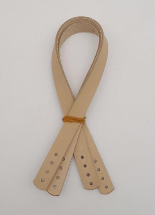 Gerçek Deri 35X1.2 Cm Ham Doğal Renk Çanta Sapı