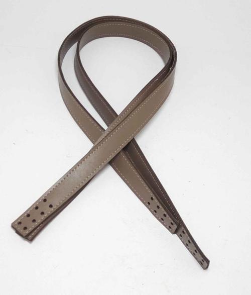 Vizon Renk, 70 Cm Suni Deri Cift Sap