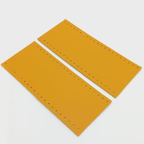 Suni Deri Tutma Sapı Hardal Simit Sap 17x7.5 Cm