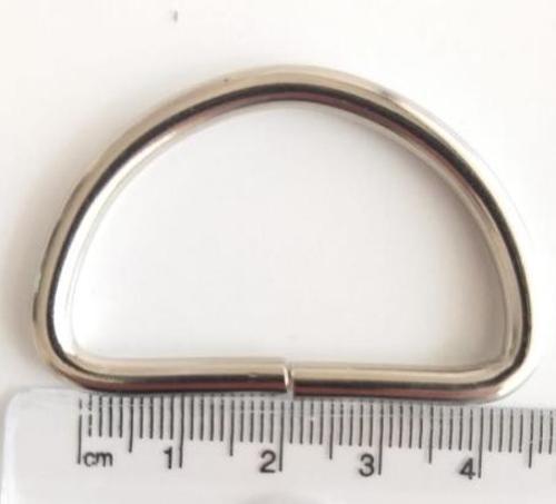 D Halka 4 Cm Gümüş