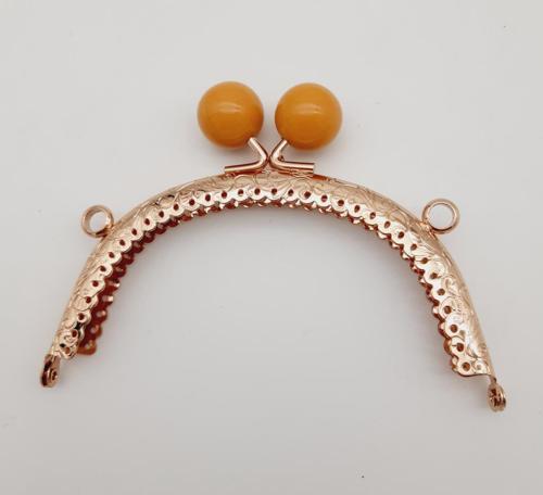 Hardal Renk Toplu Cüzdan Klipsi Cüzdan Bursu 12,5 Cm Light Gold Renk