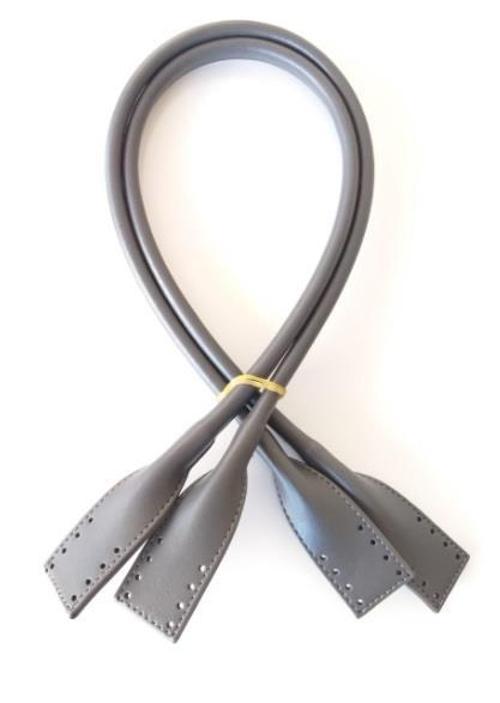 Suni Deri Pelikan Model Çanta Sapı Gri Renk