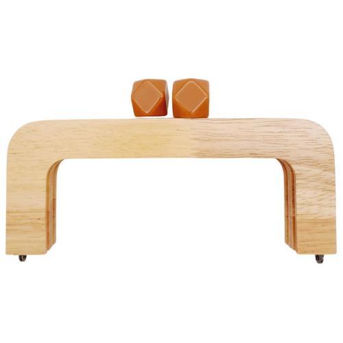 20 cm Açık Renk Ahşap Burs Sütlü Kahve Renk Toplu