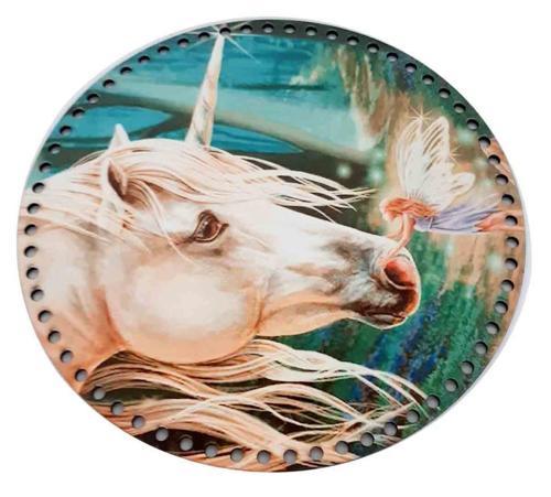 30 Cm Çapında Resimli Ahşap Tepsi Tabanı Yeni Ny18